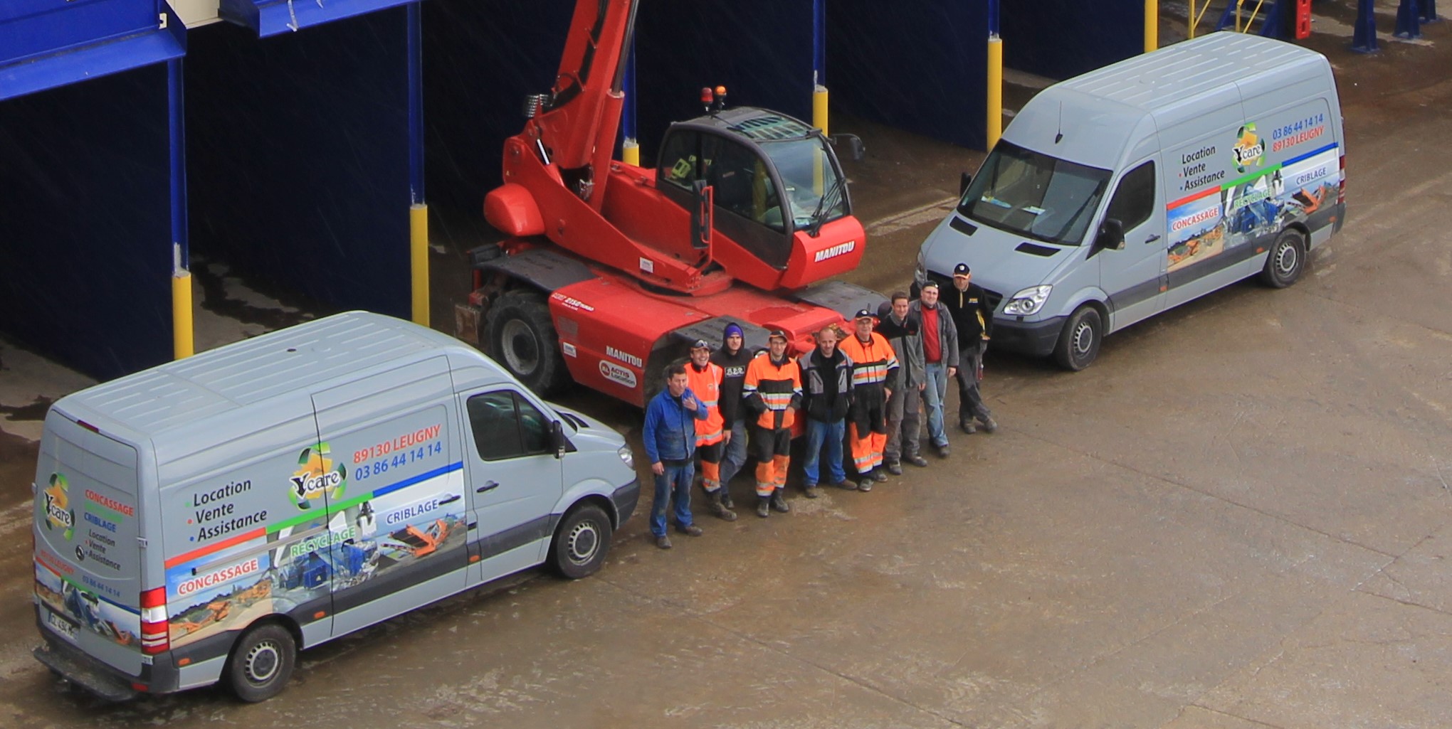 photo camion service après-vente SAS YCARE